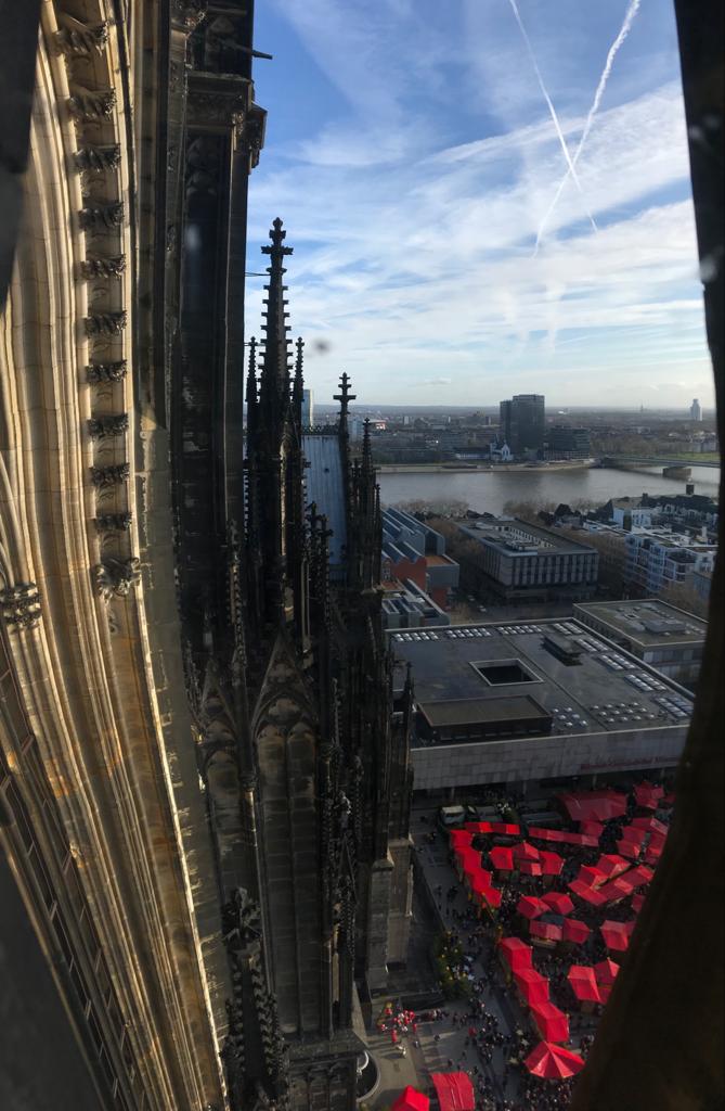 HA_Trips's tweet photo. @HA_Trips Stepping up the spiral staircase of the Cathedral spire for a bird's eye view of the city...533 steps of hard work but it was worth it! https://t.co/PAfkYo3ER2