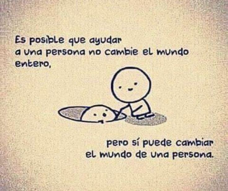 Ayudar a cambiar positivamente el mundo de una persona... de eso se trata.

#conectaloesencial 🙌💚👣