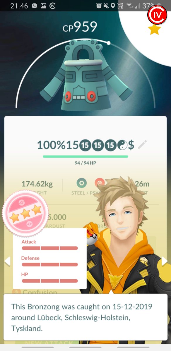 boers_mario's tweet photo. Got my second hundo #bronzor today from a #quest in #PokemonGO! 😁 I immediately evolved into a #bronzong😂 🎶Meaning I now have a #Lucky hundo from #trade and one #caught from a #field #ressearch 😳🎉 Would have loved a new #hundo though!😏😝
#trainer #caught #feelinglucky https://t.co/MMElKEBozW