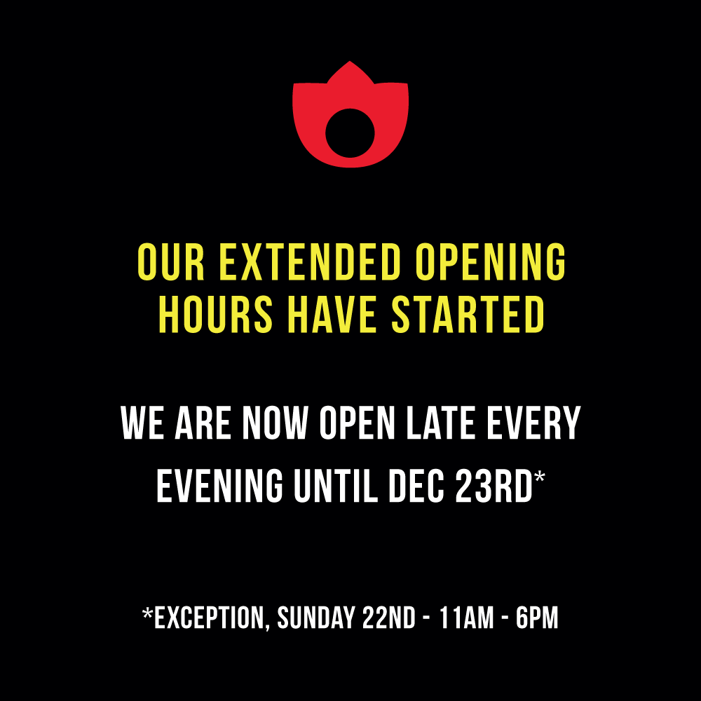 We are now open every evening until 7pm up to December 23rd (excludes Sunday 22nd Dec, 11am - 6pm)

#under1roof  #Xmas19 #Gifts #Kilkenny #GoodsKilkenny #ShopKilkenny
