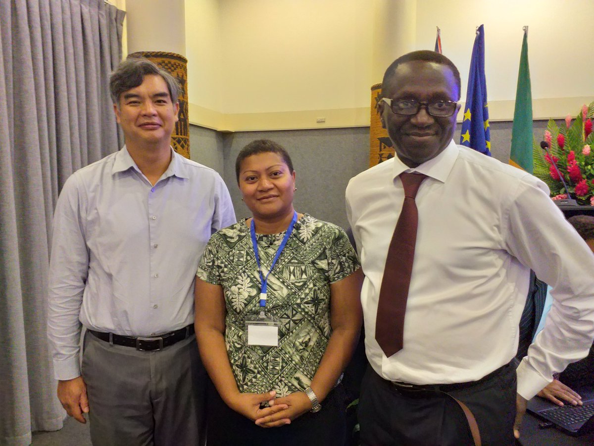 Ambassador <a href="/sujiseam/">Sujiro Seam 🇪🇺</a>, <a href="/BusinessACP/">Business ACP</a> Oumar Seck, &amp;  <a href="/PIPSOpacific/">PIPSO</a> Alisi Tuqa, at #ACPPSD19 ACP Private Sector Mtg in Fiji. Knowledge sharing platform 4 business community in: climate change &amp; resilience bldg, agribusiness, ICTs/ecommerce, financing, &amp; trade. <a href="/ForumSEC/">Pacific Islands Forum</a>