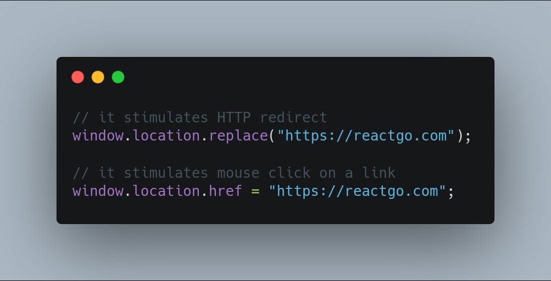 codeexampless's tweet image. How to redirect to another Webpage in JavaScript

#Developer #node #nodejs #coding #js #angularjs #vuejs #reactjs #100DaysOfCode #webdev #coder #javascript #html #programming #tech #womenwhocode #301DaysOfCode
 codeexamples.dev/javascript-red…