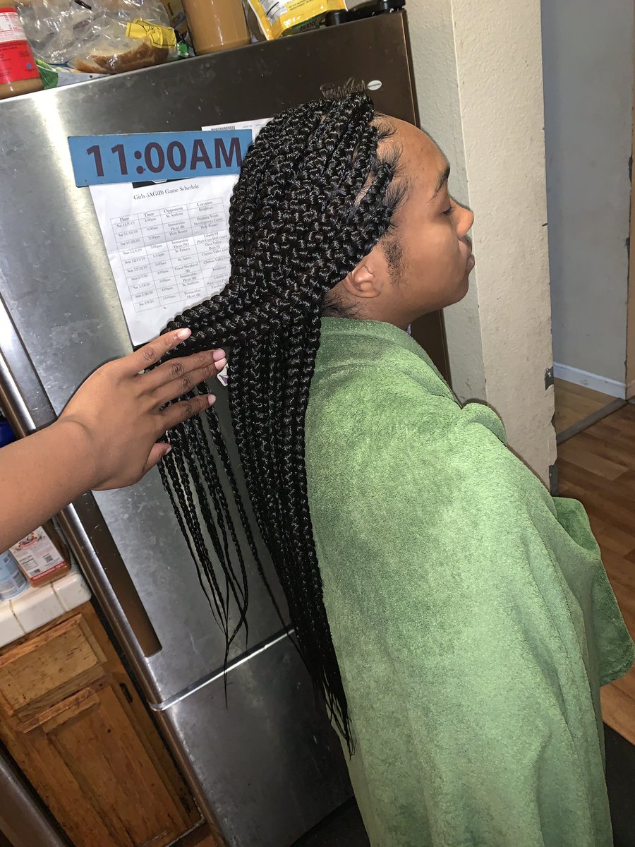 _High_0ff_May's tweet photo. BOOK YOUR APPT !! ✅ 
Instagram - @Maystylez_
Snapchat - @Layneb_21 
#smallknotlessbraids #fulanibraids #twistout #twobraids #edgetamer #30inches #longtwobraids #maystylez #boxbraids #giftedhands #frontal #ghostbond #boldholdlacetape #bayarea #grambling https://t.co/18FLr9ubVa