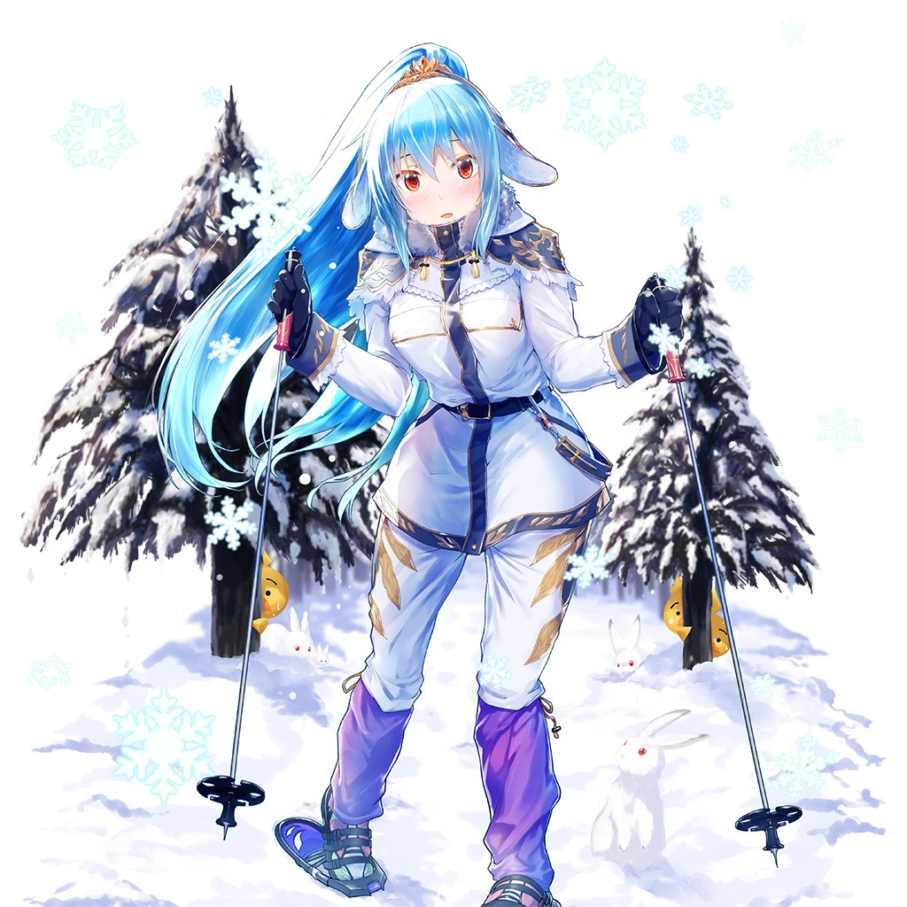 ウチの姫さまがいちばんカワイイ En Twitter 19日17時からur レディ ポワゾンさん新登場 わあ 雪って想像以上にふわふわ 景色も綺麗で 私も楽しめそうです イラストは京極燈弥さんです 初めてスノーシューを履いたみたいですよ 雪の感触を楽しんで