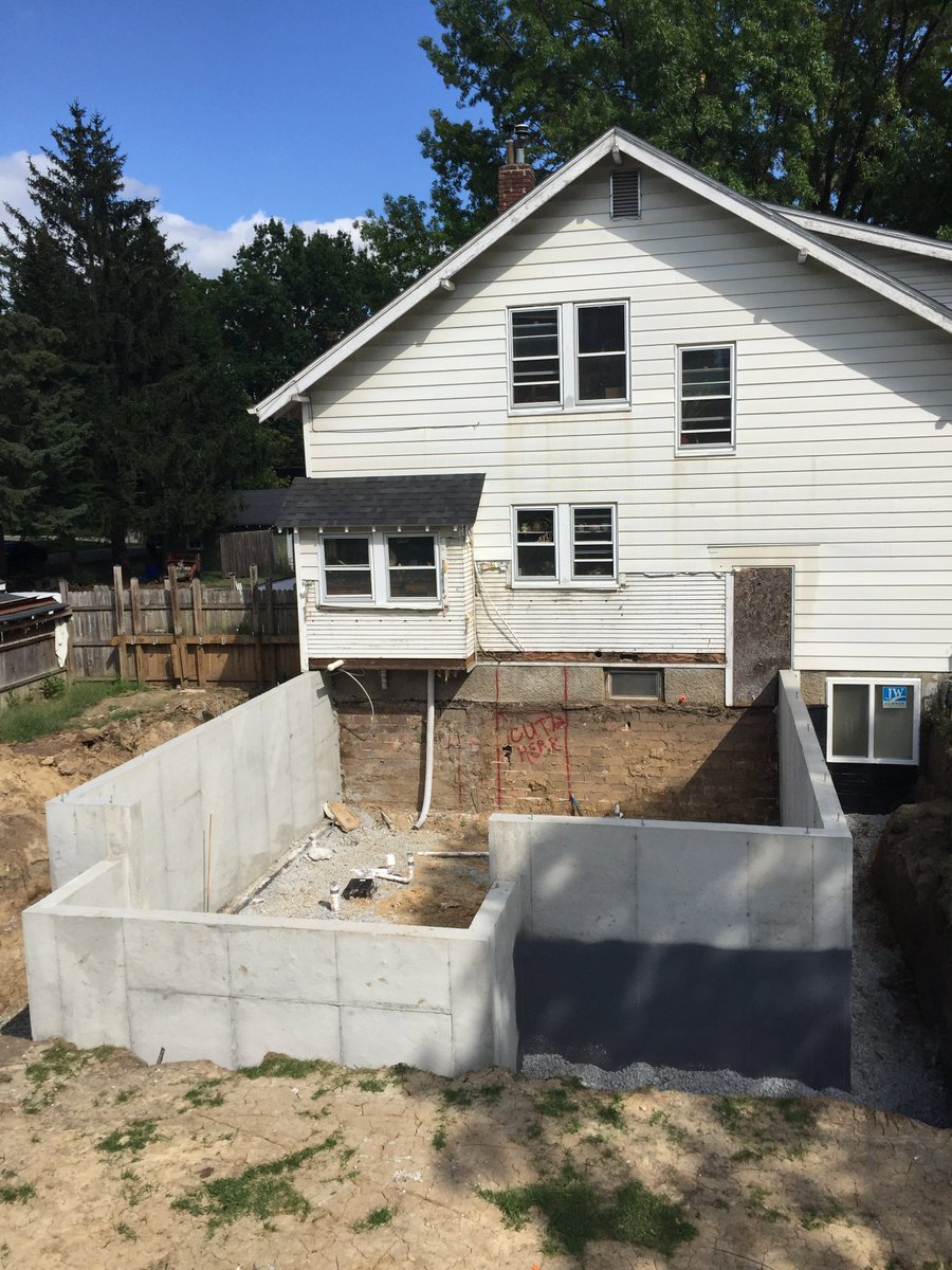 brianskrueger's tweet photo. Our current Project is a 1920 2 story. Foundation is in. https://t.co/vWQDeQdv4L