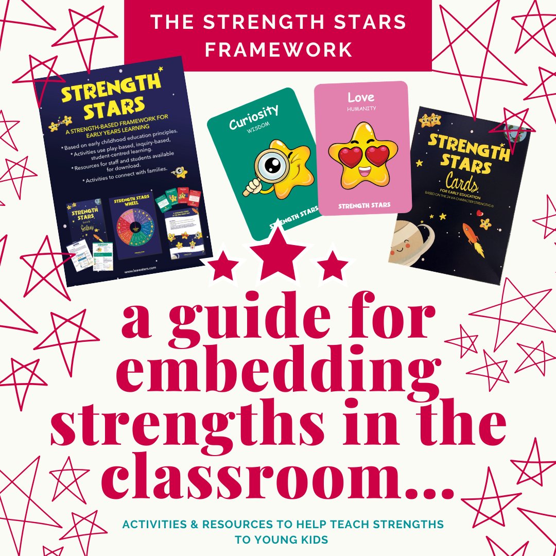 ProfLeaWaters's tweet photo. If you're a teacher and have leftover budget at the end of the year, this is a great program to buy to use in your classroom next year. The #StrengthStars Framework includes activities & resources to help you teach strengths. Learn more: https://t.co/HBn3RiZqD7 https://t.co/dt4F2FG6M4