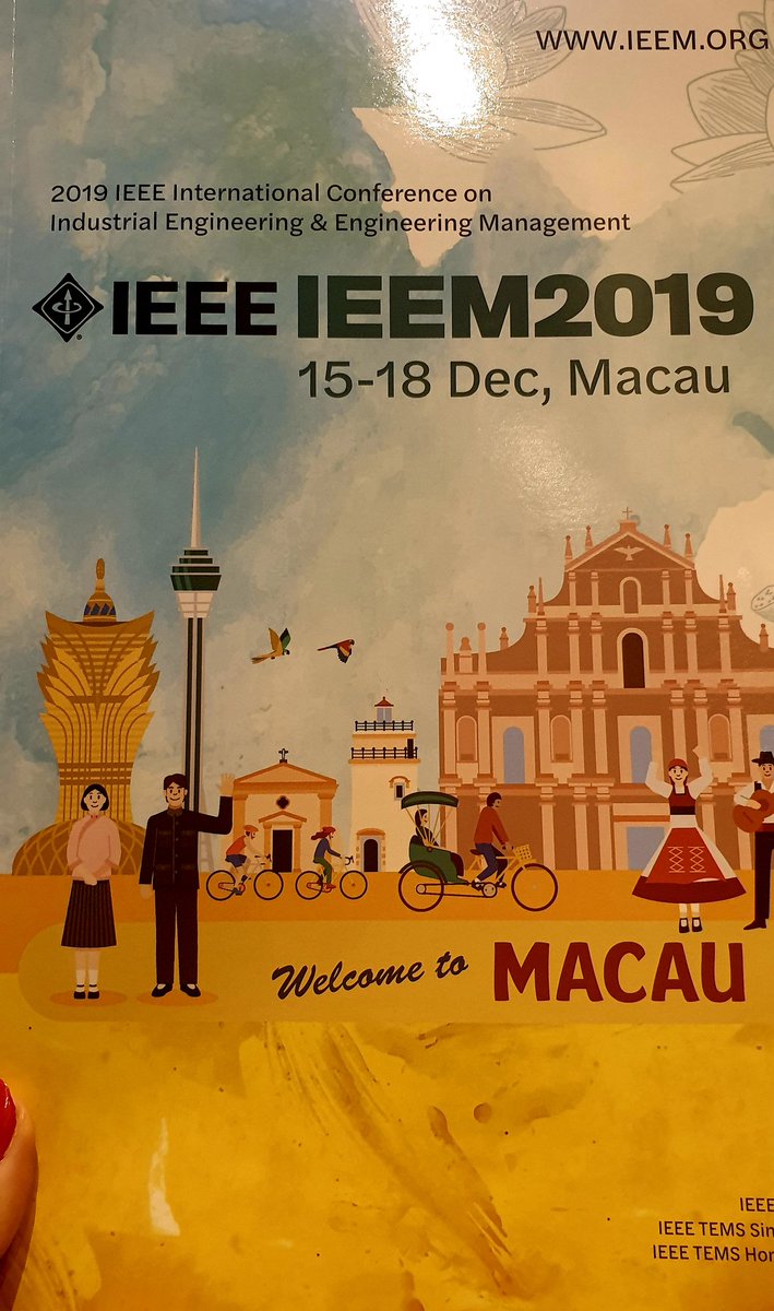 Tennelli1's tweet photo. A wonderful privilege to attend the IEEE IEEM Conference in Macau. Delegates sharing global innovation and best practice in Industrial Engineering and Engineering Management! #ieem #IEEE #innovation #industrialengineering https://t.co/1qry43i1bd
