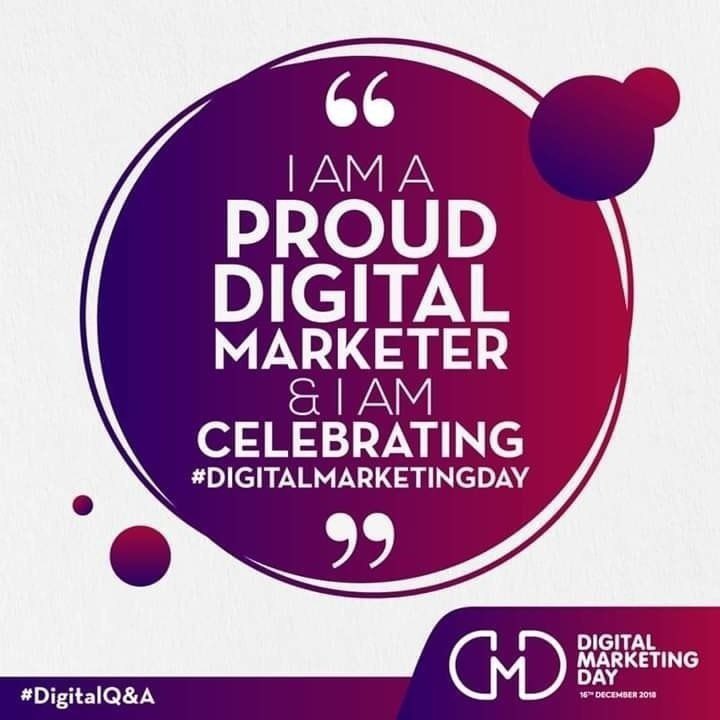 Happy #DigitalMarketingDay to all the digital marketers across the world :)