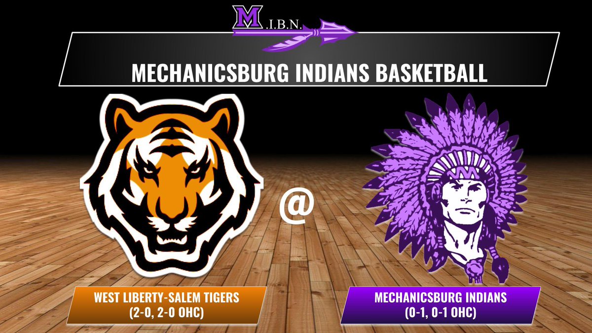 Make sure to tune in to the MIBN’s second broadcast of Mechanicsburg basketball this season on Tuesday, when the Indians host their rivals, the West Liberty-Salem Tigers! JV tips off at 6pm, followed by the Varsity game. Coverage will begin at 5:45pm.   #MECHvsWLS