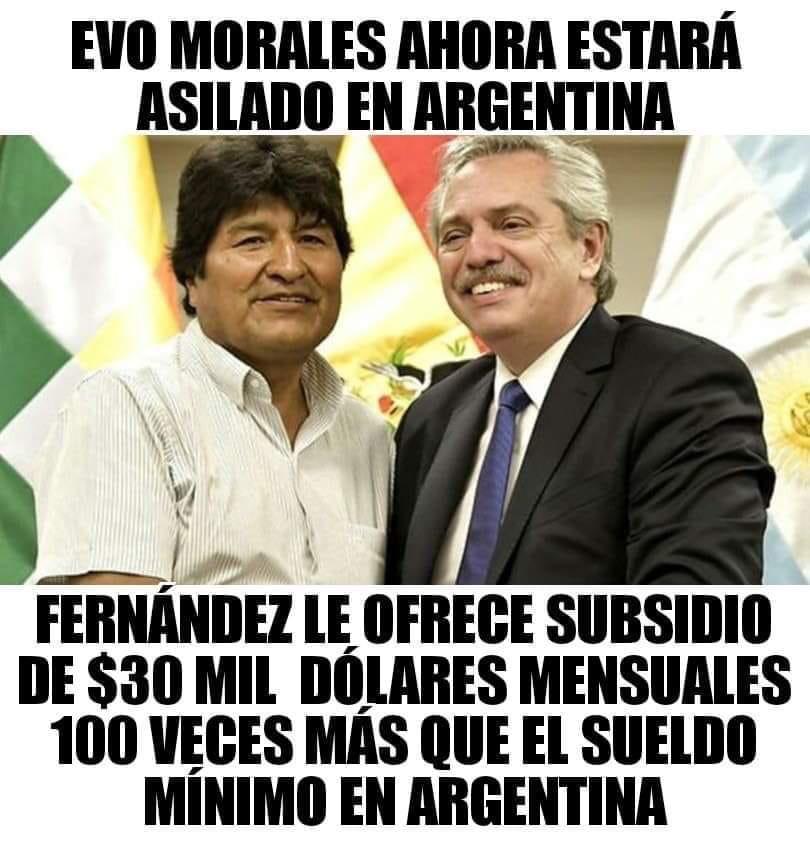 martinezmerce18's tweet photo. #Bolivia le cortara el gas a #Argentina 🇦🇷 si no extraditan a su país a Evo Morales para juzgarlo. 👁    Pero ellos son tendencia con    #RetencionesOHambre te dicen 
⚠️Mientras le ofrecen asilo y subsidio #EvoFueraDeArgentina https://t.co/9KE2sMIxjZ