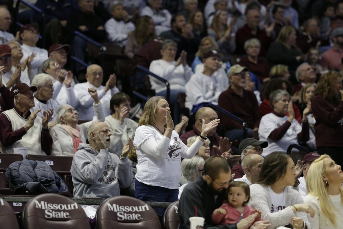 MoStateWBB's tweet photo. Thanks to the 5,091 fans who came out today to make this the 6th-largest Lady Bears crowd in JQH Arena history!

#MSUBears https://t.co/Jyxa5EipMH