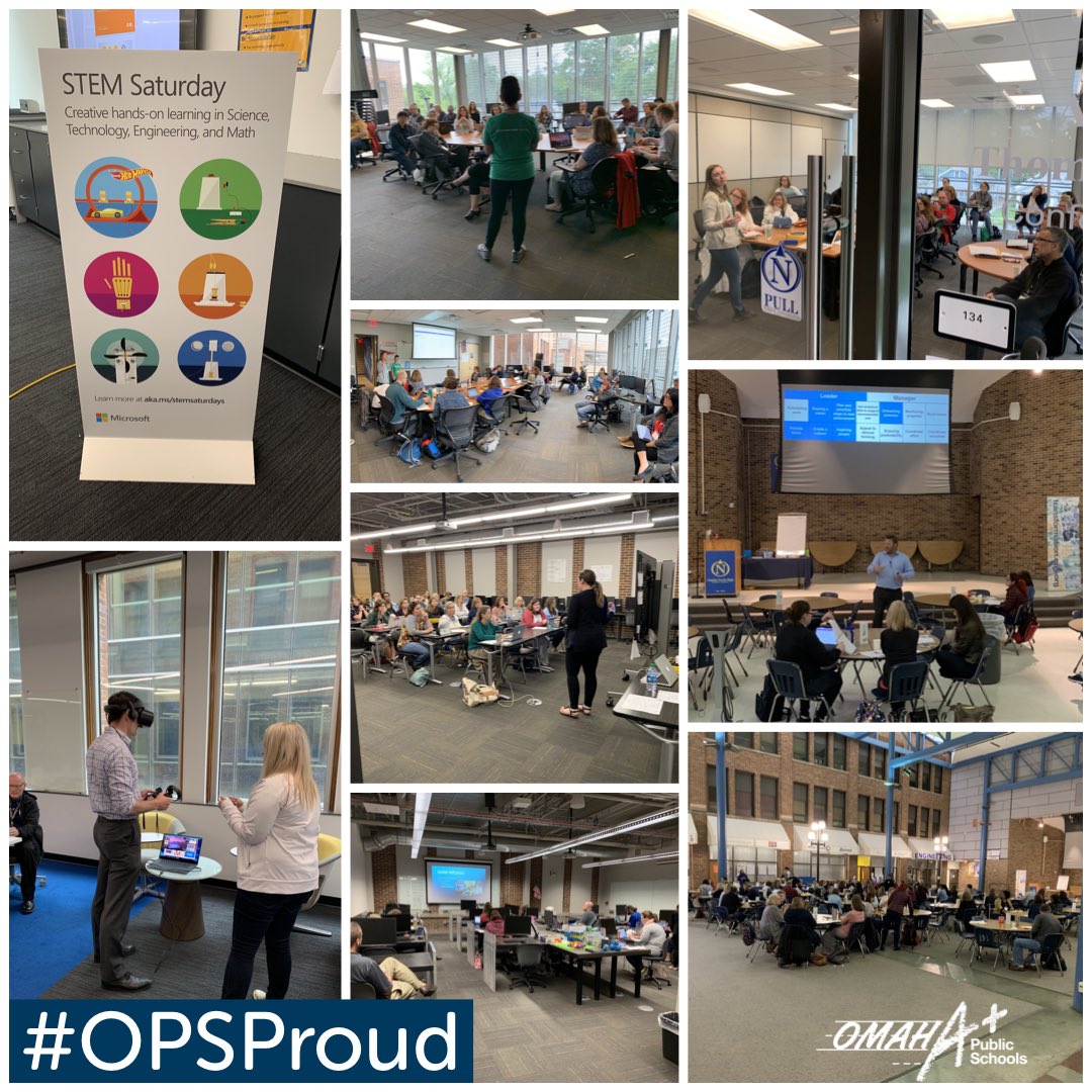 eileenheller's tweet photo. A1. My #bestof2019 memory was watching our @OmahaPubSchool #opsmie educators present at our #opstechshare to showcase what they had done in the classroom so other peers could learn from them! #MSFTEduChat #MicrosoftEDU #otlproud #opsproud https://t.co/iyMRPiXqGj