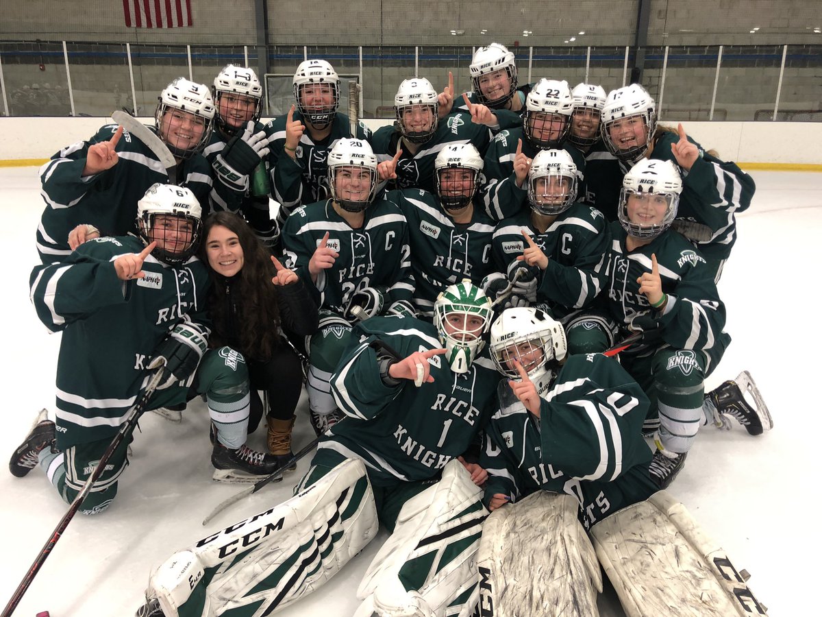 2019 Prep Meets Club Showcase Champs!

Rice 3 Northwood 0
Rice 4 Vermont Academy 3
Rice 1 Ironbound 2
Rice 4 Northwood 3 (shootout win) 
goals from Biddle, Craig, Conger and Butler with the shootout OT winner!!! Clark stopped all 3 shootout shots! <a href="/NAPHAWH/">NAPHA</a>