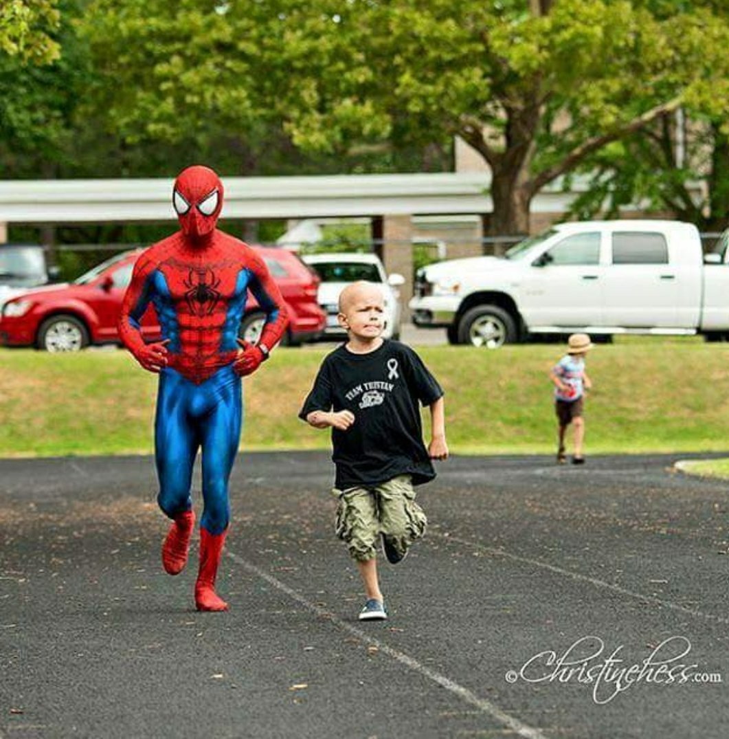 GoFitnessNF's tweet photo. It truly breaks my heart to announce this. It feels as though a huge part of me that has brought me SO MUCH joy &amp; purpose is being stripped away. 

The powers that be have insisted that I step down &amp; remove all social Media Posts that contain any photos of me in the Spidey Suit https://t.co/nNkMNojRS3
