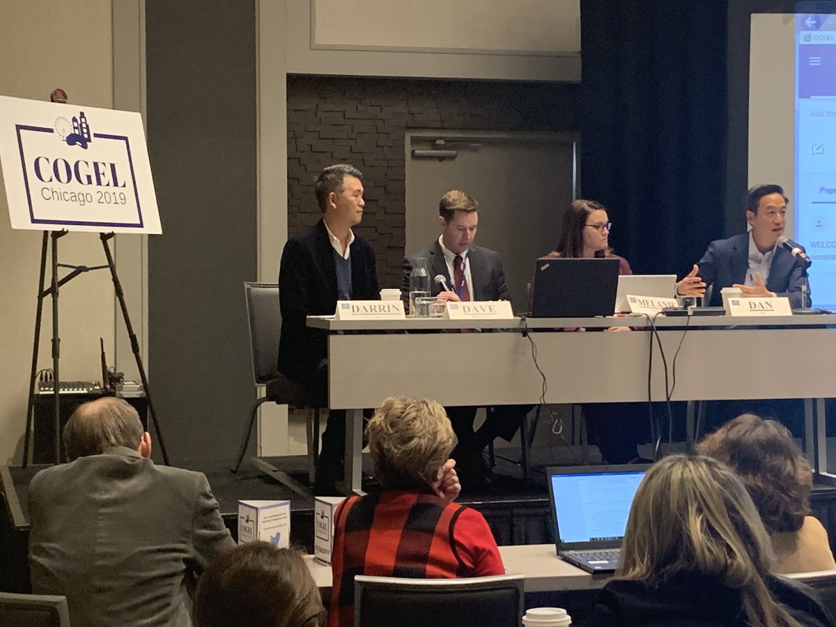 ryanray_Fla's tweet photo. ‘Compliance is like a relationship: even when all parties have good intentions, it still takes work.’ - @darrinesq, echoed by @NYCCFB’s Daniel Cho. #COGEL2019 https://t.co/uGf8NoHjuS