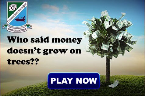 The hunt still continues this week for a jackpot winner to win a MASSIVE €20,200 for this Monday night’s draw. Play here bit.ly/shruleglencorr…

Like and Retweet this post and be also in with a chance to win three free lines in next Monday's draw!!!!