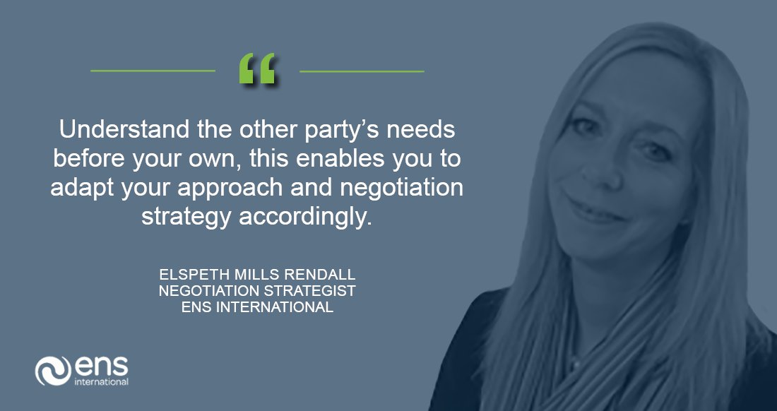 ENSInter's tweet photo. A top tip from our Negotiation Strategist, Elspeth Mills Rendell. Join Elspeth in London for our Professional Negotiation + Influencing Course, Feb 11-12.  https://t.co/IY8jCJadk6 https://t.co/yVnF5lrjJz