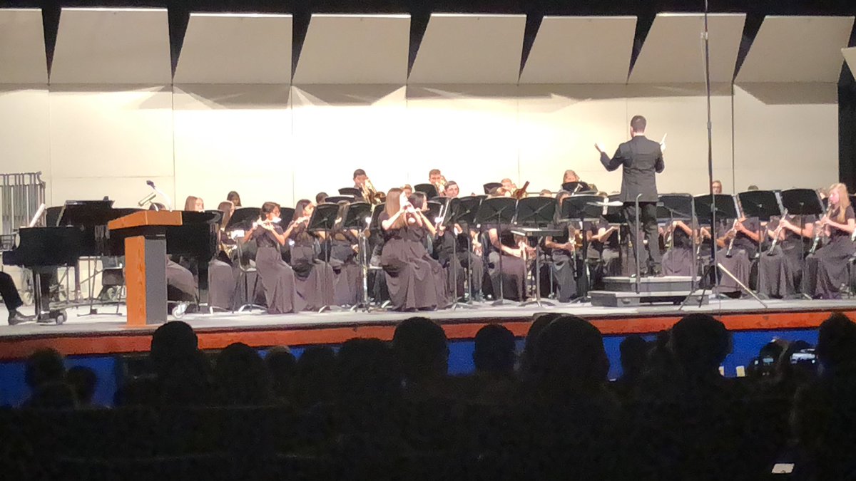 IngallsLisa's tweet photo. Enjoying the Killian Honor band send off concert! https://t.co/x12aiZ2HqN