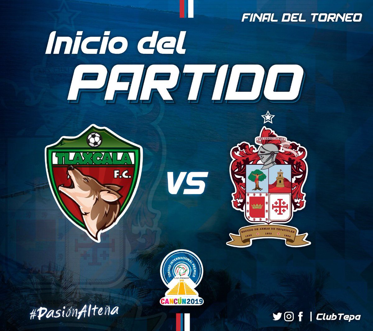 TepatitlanFC's tweet photo. Arranca el Primer Tiempo
#GoTepa👊🏻
#PasionAlteña🔵🔴 https://t.co/p2jRIbjzbT