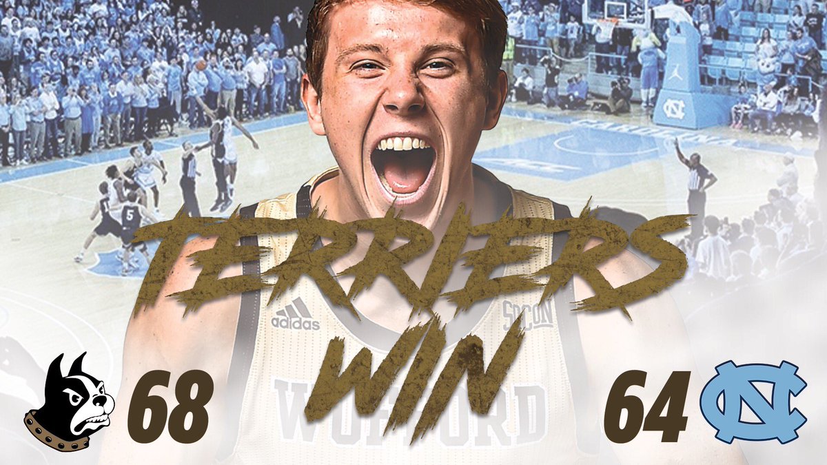 GOD LOVES A TERRIER

THE WOFFORD TERRIERS TAKE DOWN #17 NORTH CAROLINA