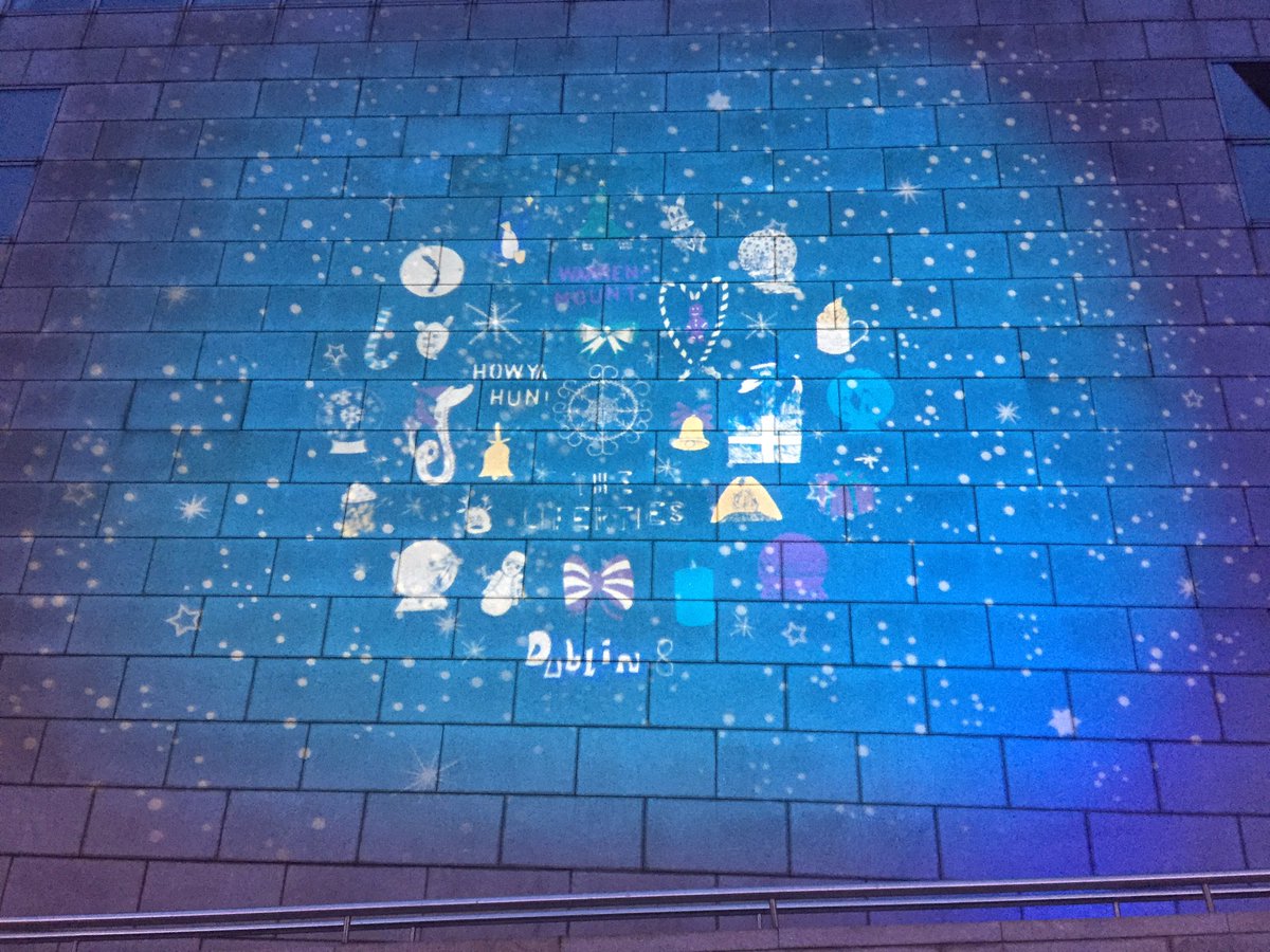 Nanoslantern's tweet photo. Great work for Dublin City Council’s Civic Offices from the Transition Years in Warrenmount. Happy Christmas from the Liberties! https://t.co/SuL4g6Fckn