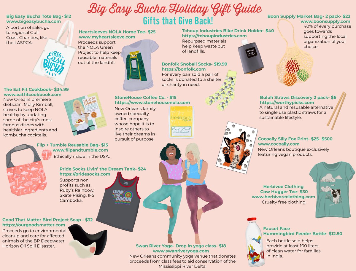 Looking for #LastMinuteGifts? Peep our 2019 #Holiday #GiftGuide! So many great #smallbusinesses that give back! 🛍️ <a href="/MixedBagDesigns/">Mixed Bag Designs by Boon Supply</a> <a href="/mollykimballrd/">Molly Kimball, RD</a> <a href="/flipandtumble/">flip and tumble</a> <a href="/MyHeartSleeve/">Heartsleeve</a> <a href="/PrideSocks/">Pride Socks</a> <a href="/FaucetFace/">Faucet Face</a> <a href="/goodsthatmatter/">GOODS that MATTER</a> <a href="/tchoupbags/">Tchoup Industries</a> <a href="/CocoallyB/">Cocoally Boutique</a> <a href="/herbivorecc/">Herbivore</a>