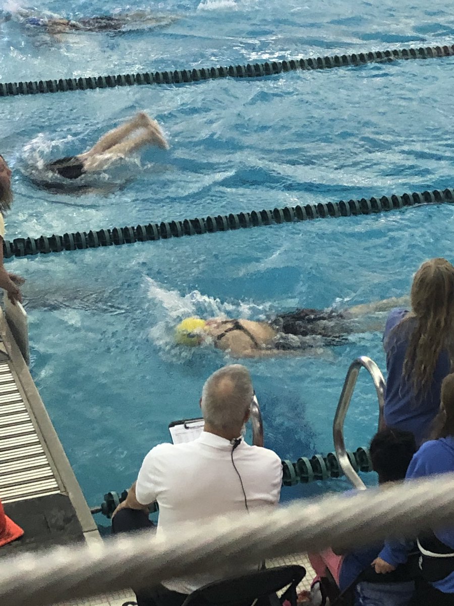 ShannonSButler's tweet photo. I admire this girl so much!  She’s been fighting injury all fall &amp; the knee didn’t cooperate this weekend.  But she fought thru it only scratching one event &amp; left Cary with 6 Best Times and a new Age Group Cut!  I’m one proud mom and she is the toughest girl I know!  #allfocus https://t.co/KTMSZzrtM6