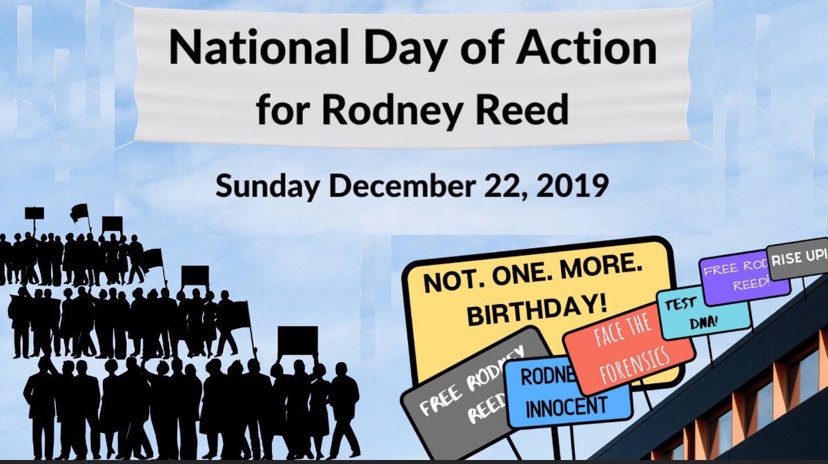 FreeRodneyReed's tweet photo. Please join @BringRodneyHome on Sunday December 22nd. Link to Facebook event ➡️https://t.co/cjWCGnu77J #FreeRodneyReed @GovAbbott #BryanGoertz @KenPaxtonTX  #Bastrop #JusticeFamily #TakeAction https://t.co/OkKB5s3fK4