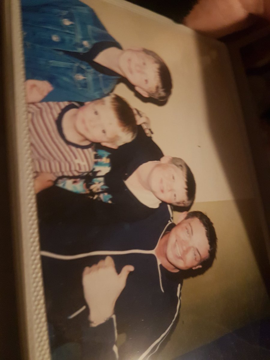 matthewrobbo6's tweet photo. I was going through 
the photo album of my childhood and I found the one time I met 
the Legendary @StephenMulhern 
I have grown a little bit since then lol https://t.co/89xLkayMVM