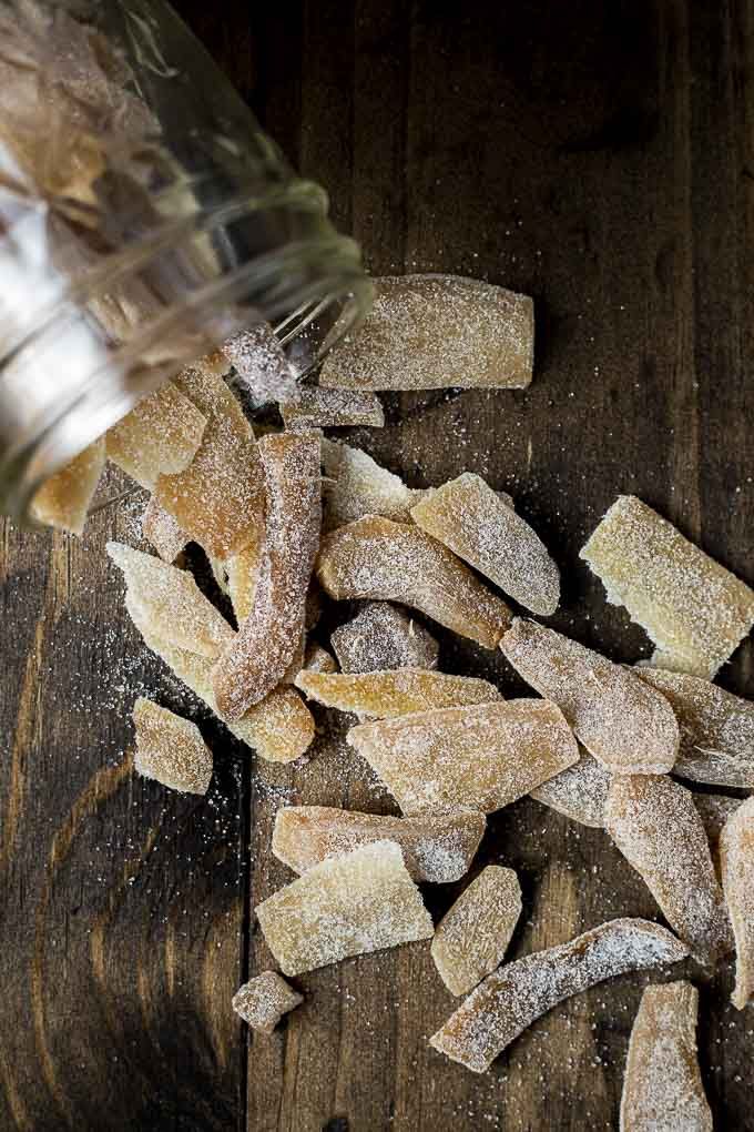 wenthere8this's tweet photo. With just 2 ingredients, this Candied Ginger recipe is SO EASY to make! It's perfect for Christmas gifts, snack mixes, dipped in chocolate and used in baked goods. #candiedginger #crystallizedginger https://t.co/kGOukZsxZe via @wenthere8this https://t.co/07EKy2F56C