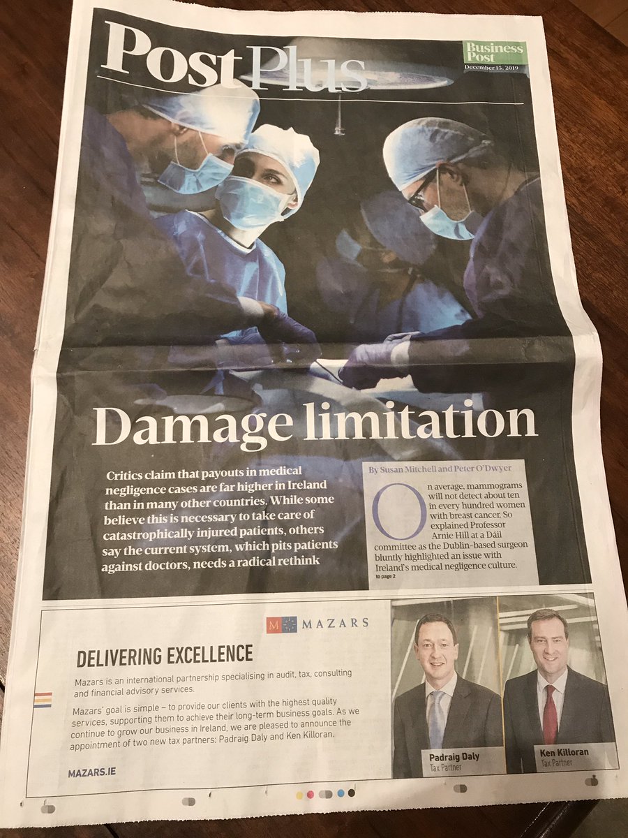 nialldowney's tweet image. Interesting feature in today’s @businessposthq by @susmitchellSBP on the huge issue of dealing with error in our health service. The current situation is unsustainable. Implementing a Human Factors approach is critical for staff &amp;amp; patients alike. @BrennanSurgeon @HSCQI @HSELive