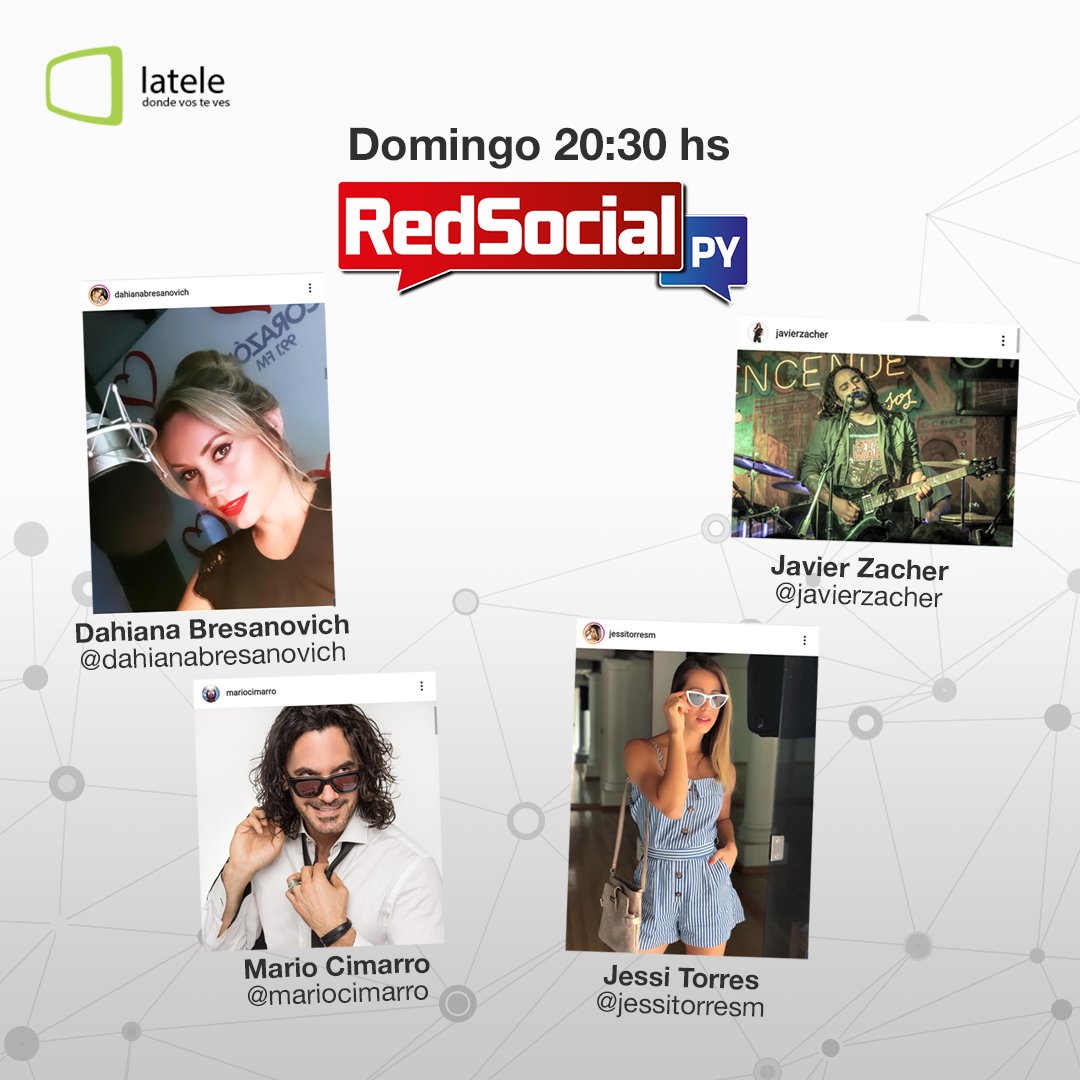 redsocialpy's tweet image. ¡Prendete al programa de hoy que en breve comienza por @latelePy con invitados fantásticos! ¡También podes vernos en Facebook Live y Youtube!