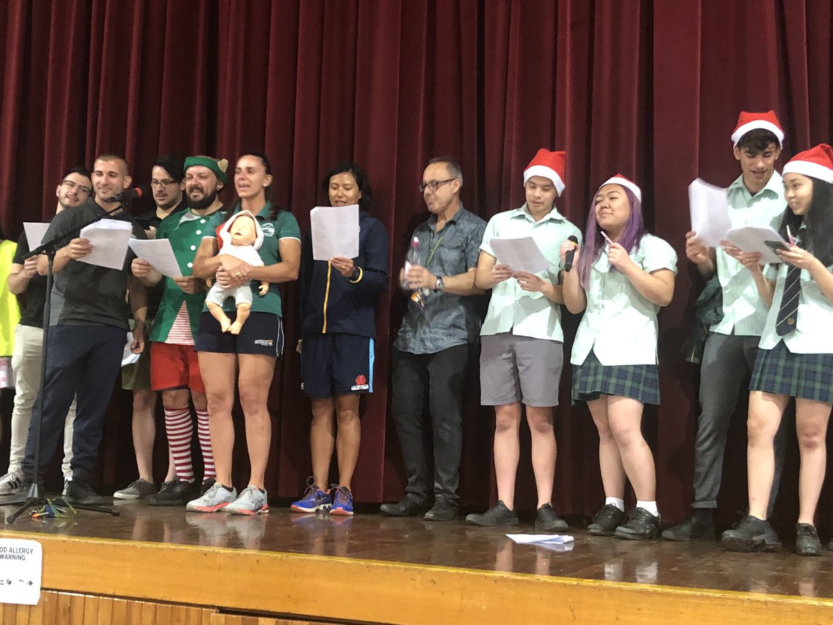 Staff and Student Christmas Carols - Christmas fun! Happy Week 10 all