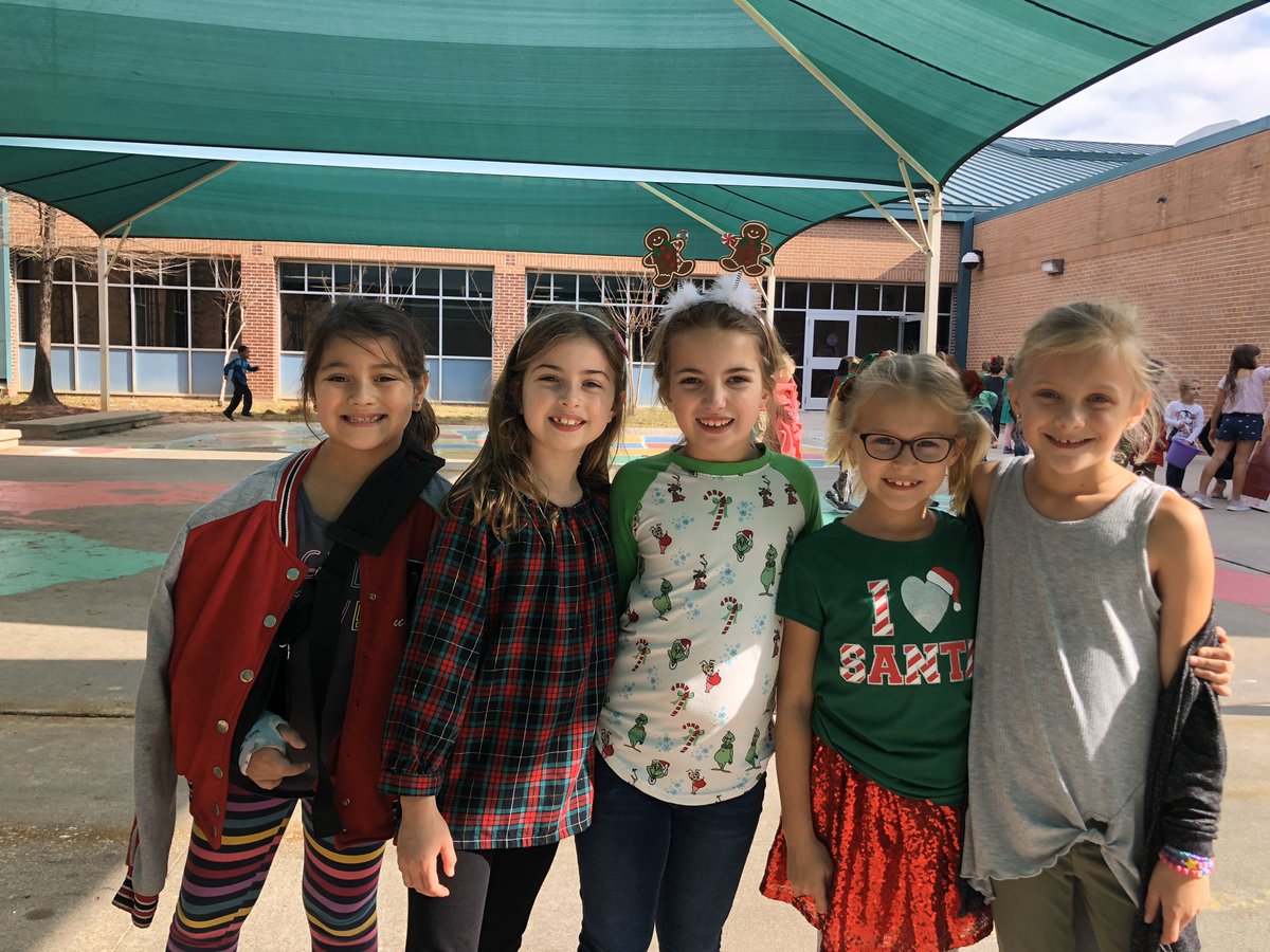 Grinch day and jingle jam made for an eventful Friday! <a href="/PowellCISD/">Powell Elementary, Conroe ISD</a>