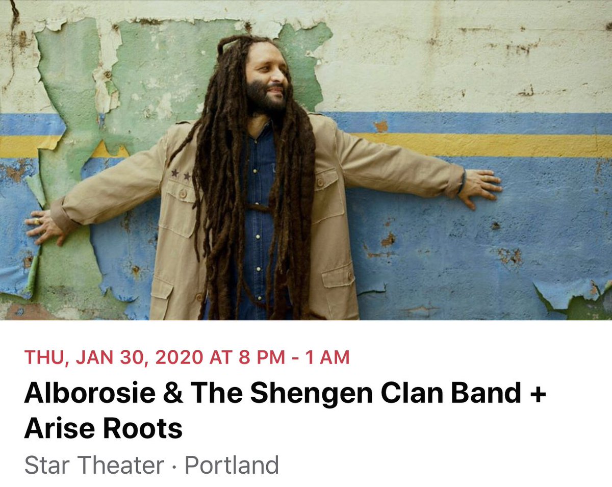 TrinitySoundz's tweet photo. Thursday, January 30th Alborosie will be in Portland at the Star Theater! Trinity Soundz with the early warm. Get your tickets now. This will be a great show! @alborosieofficial @souldoutmusic @startheaterpdx #Alborosie #SouldOutMusic #StarTheater #TrinitySoundz #NiceUpRadio #PDX https://t.co/s7eIMSWe7m