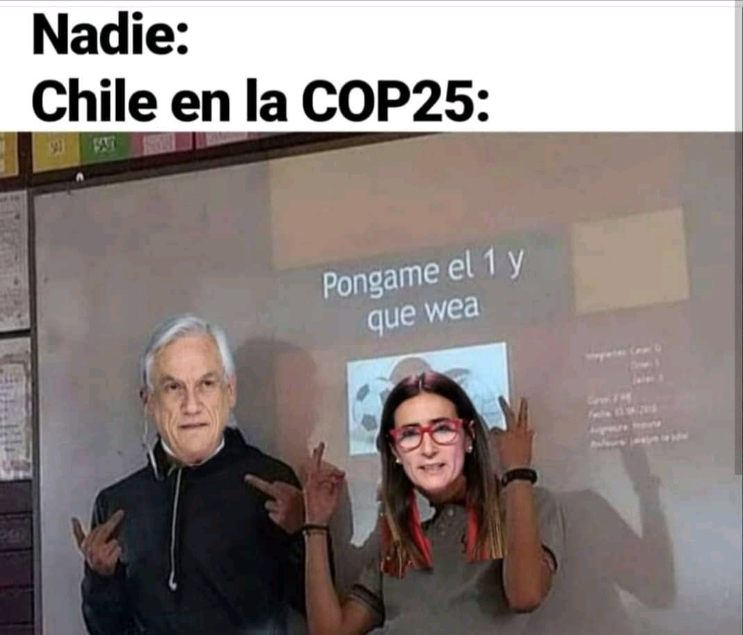 Jaimertaker's tweet photo. #COP25 #COP25Chile #COP25Cl https://t.co/vshANfW78K