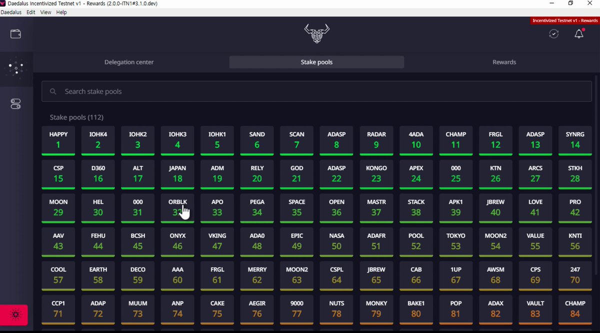 Here is the preview of Daedalus ITN shared by one of the user. Looking great #Cardano  #CardanoCommunity #ShelleyStakePools  #decentralized <a href="/IOHK_Charles/">Charles Hoskinson</a> @InputOutputHK