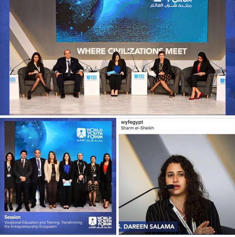 Thank you so much <a href="/ahmedmohosman/">Ahmed Osman</a> for inviting me to join this excellent group of panelists supporting TVET and the entrepreneurship ecosystem. #WorldYouthForum