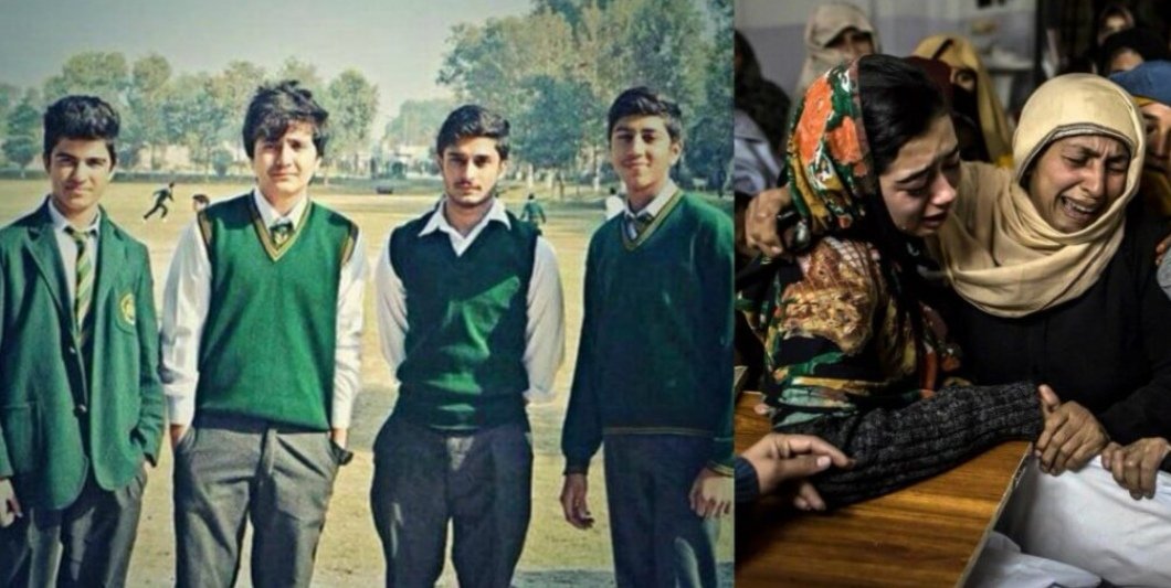 NJLahori's tweet photo. Remembering APS Peshawar. All the beautiful angels we lost to terrorism. The children who suffered , the children matyred, killed, mercilessly. The teachers. Praying for their mothers. Their families ... Saluting their courage.
May no child, no sibling, no parent see such a day🙏 https://t.co/gRRWPSqwUo
