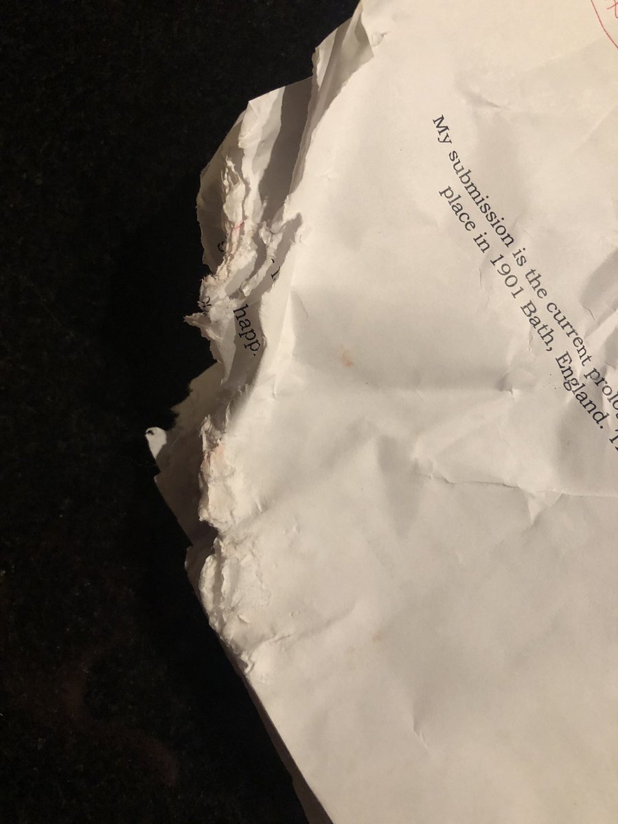jomecki's tweet photo. #thingsgotawkwardwhen The dog ate my novel #WritingCommunity #amwriting https://t.co/VaAuQSKWOC