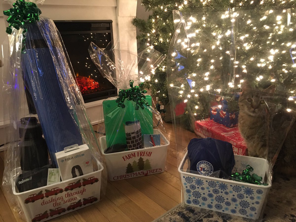 MsSwiftTeaches's tweet photo. Late night gift basket making for @Newcombschool PBSIS Staff BUZZ Bucks Raffle. Can’t wait to see who wins! Thanks Bobbie for the help #furryelf #PembertonInnovates #NewcombPride https://t.co/cjRTSpTz8S