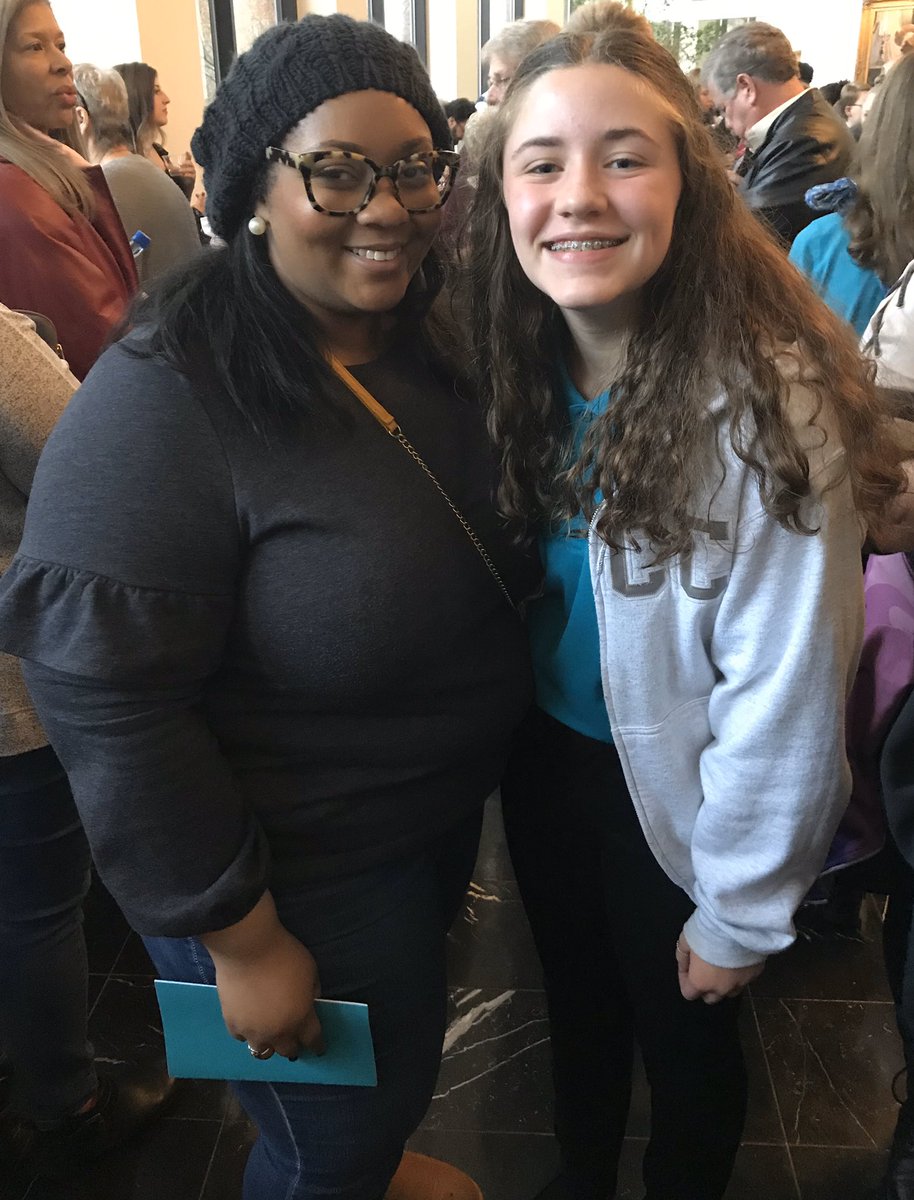 Love when teachers come &amp; support their students. Thank you Ms. Herring for coming today to <a href="/spiveyhall/">Spivey Hall</a> to hear Abby sing. Everyone should go check out her Christmas album. music.apple.com/us/album/this-…. #physed