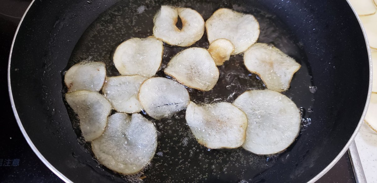 手作りポテトチップス