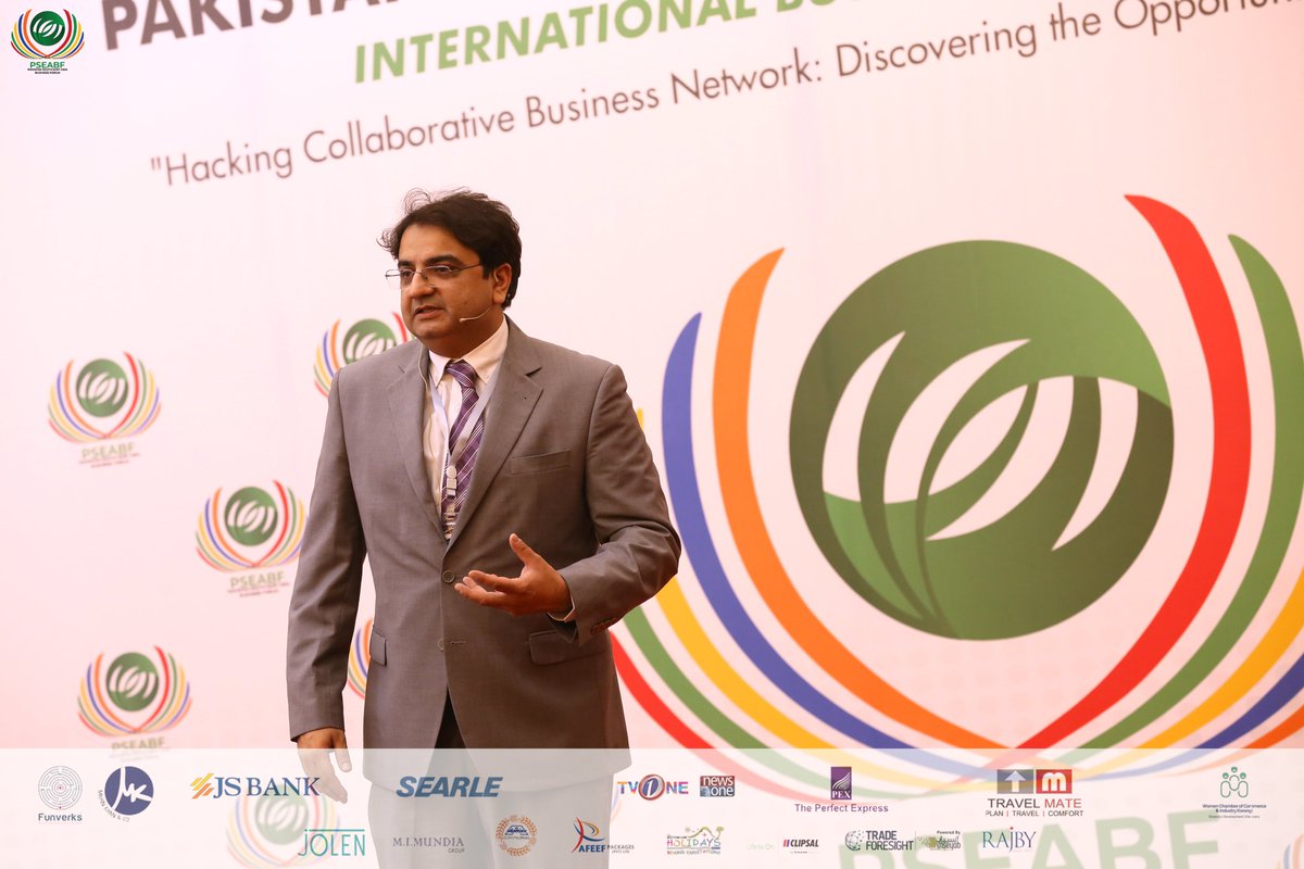 PSEABF's tweet photo. @farhadkaramally - CEO at Funverks Global, &amp; Co-Founder of PSEABF spoke on  "Hacking Opportunities for Business, Teams, and Individual Development." at Pakistan South East Asia Business Forum, International Business Conference 2019
#FunverkGlobal #PSEABF2019 #IBC2019 #Karachi https://t.co/lkNPtJEnjb