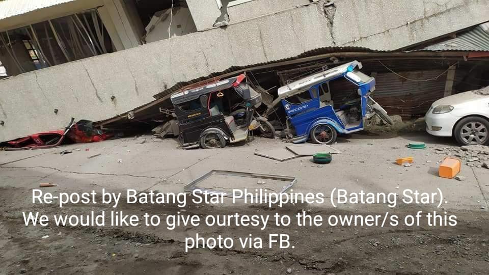BatangStarPh's tweet photo. Mindanao Earthquake:

PLEASE PRAY FOR MINDANAO earthquake victims.

Here are some of aftermath pictures due to the magnitude 6.9 earthquake 2:15pm yesterday.

Credits to the original owners of the said photographs

#pray #mindanao #earthquake #EarthquakeDavaoDelSur https://t.co/K0mhreEDIK
