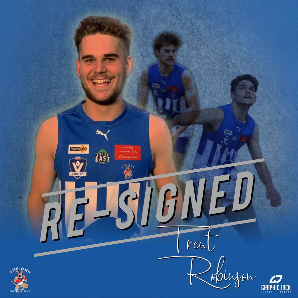 We’d like to welcome Trent Robinson back for season 2020.

After a successful 2019 playing CHF in our U/18’s premiership Robbo has put pen to paper for next season. 

Robbo had a taste of senior footy last season and we can’t wait to see what he has in store for us this year