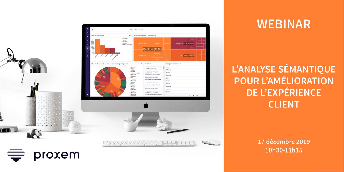 proxem's tweet photo. [#Webinar] 🚀 J-1 : Retrouvez @Proxem pour une conférence animée par @ThomasCohu, Directeur Marketing Produit, et Eric Vernet, Directeur Commercial. Inscription ➡ https://t.co/Whi08RAtEL #analysesémantique #expérienceClient #cx 👨‍💻📊 https://t.co/zogxZKrhKM