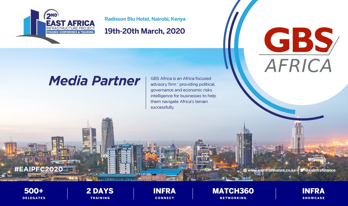 eainfrafinance's tweet photo. "GBS Africa is an Africa focused advisory firm providing political, governance and economic risks intelligence for businesses to help them navigate Africa's terrain successfully". Meet GBS Africa, one of our Media Partners #EAIPFC2020 @GBSAfrica #InfraConnect #InfraShowcase https://t.co/vEQWA0HC2U