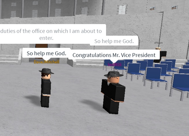 WhiteHouse_EUSA's tweet photo. Pictures from the Inauguration of President Revetti and Vice President Mitchell are attached below, linked is the President's Inaugural Address. Thank you to all who came to the Inauguration, it's time to #RevitalizeAmerica. https://t.co/hjzj7wwlII https://t.co/knomMlSUHB