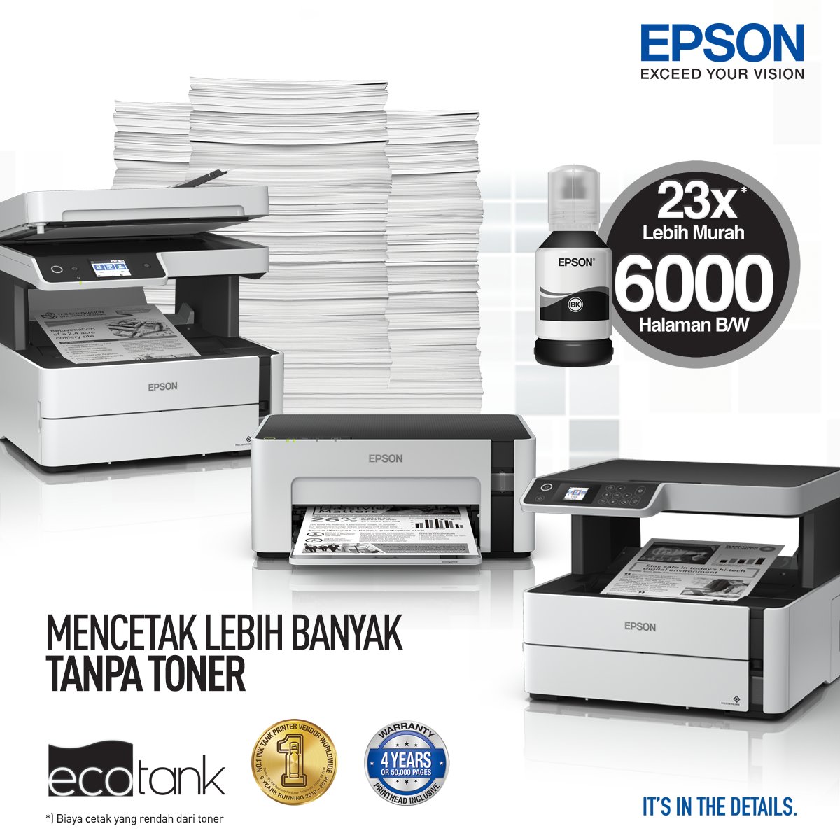 EpsonIndonesia's tweet photo. Cetak lebih banyak tanpa toner. Selamat tinggal printer laser!

https://t.co/jbcI0afGv6

#MonoEcoTank #EcoTank #inktank #inkjet #printer #printerlaser #toner https://t.co/uWDfOdDXOY